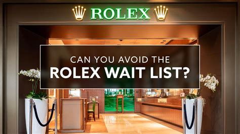 lista di attesa per un rolex|rolex waiting list 2024.